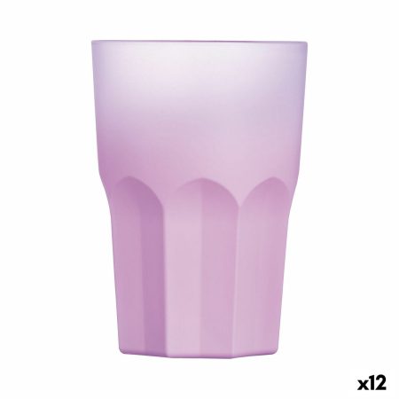 Bicchiere Luminarc Summer Pop Rosa Vetro 12 Unità 400 ml