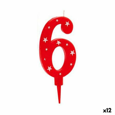 Candela Compleanno Numeri 6 (12 Unità)