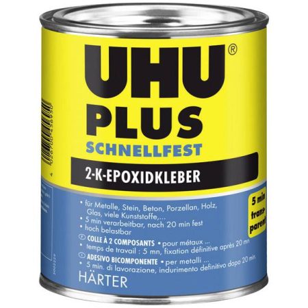 Colla bi-componente UHU Plus Schnellfest Dose Härter 45695 855 g