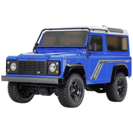 Tamiya Land Rover Defender 90 Blu Brushless 1:10 Automodello Elettrica Fuoristrada 4WD In kit da costruire