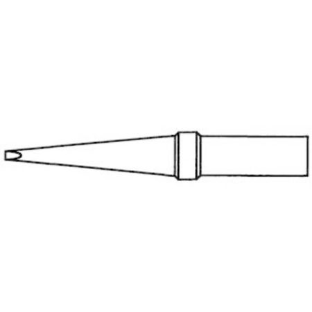 Weller 4ETKL-1 Punta di saldatura Forma oblunga Dimensione punta 1.2 mm Lunghezza punte 44 mm Contenuto 1 pz.