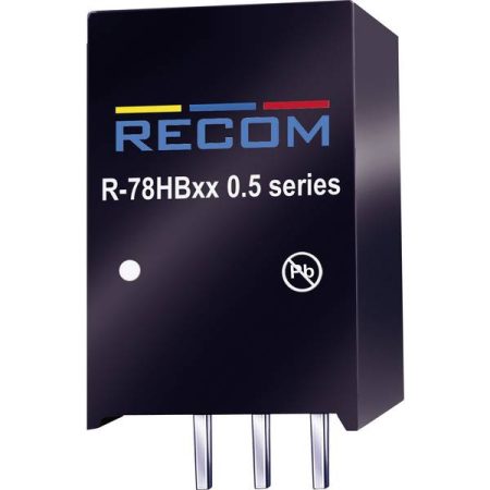 RECOM R-78HB5.0-0.5 Convertitore DC/DC da circuito stampato 48 V/DC 5 V/DC 0.5 A 2.5 W Num. uscite: 1 x Contenuto 1 pz.