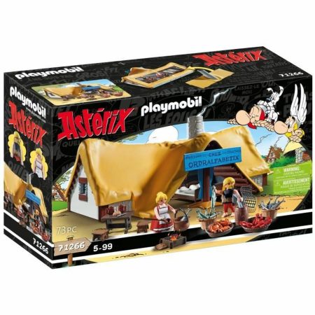 Playset Playmobil Astérix: Ordralfabetix Hut 71266 73 Pezzi