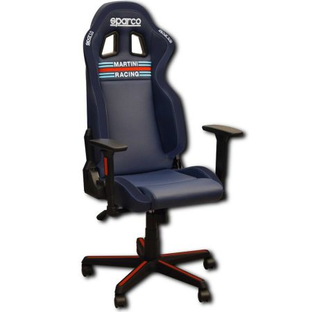 Sedia Gaming Sparco 00998SPMR Blu scuro Made in Italy Global Shipping