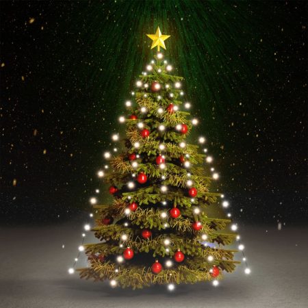 Rete di Luce per Albero di Natale 150 LED Bianco Freddo 150 cm
