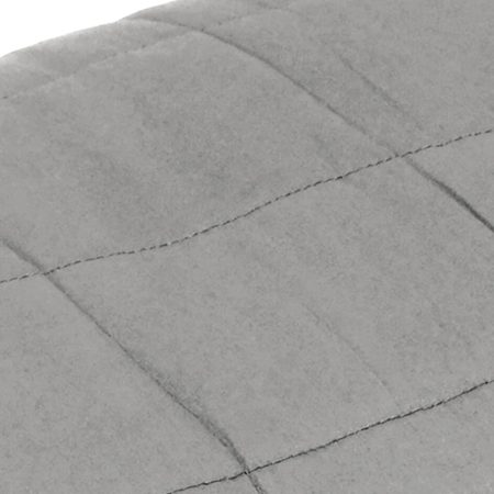 Coperta Ponderata Grigia 220x235 cm 11 kg Tessuto