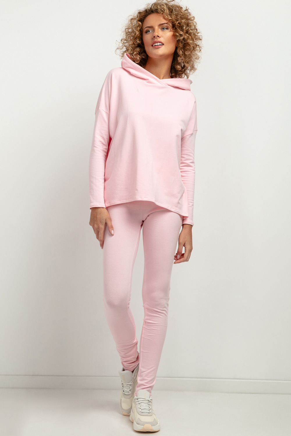 Leggins lughi Italian Fashion Modello 183210 Tessita colore rosa