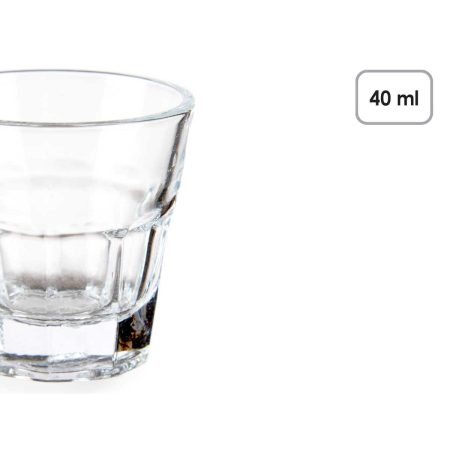 Set di Bicchierini da Chicchetto Vetro 24 Unità 40 ml