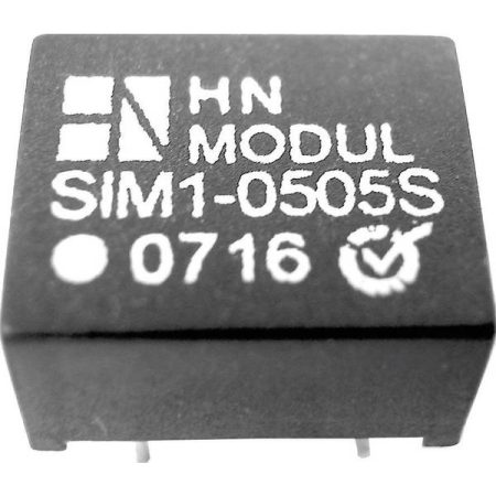 HN Power SIM1-1224S-DIL8 Convertitore DC/DC da circuito stampato 12 V/DC 24 V/DC 50 mA 1 W Num. uscite: 1 x Contenuto 1