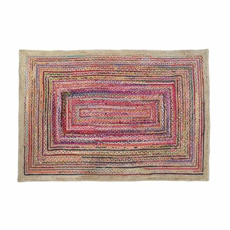 Tappeto DKD Home Decor Multicolore Naturale Arabo 163 x 220 x 1 cm Made in Italy Global Shipping