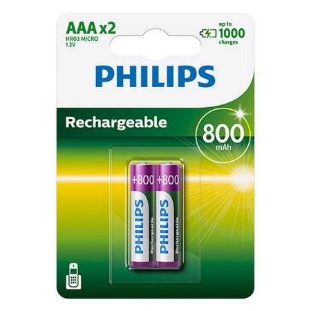 Batteria ricaricabile Philips Batería R03B2A80/10 1.2 V 800 mAh