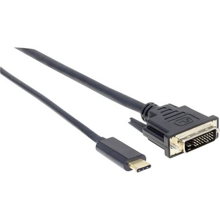 Manhattan USB-C® / DVI Cavo adattatore Spina USB-C®