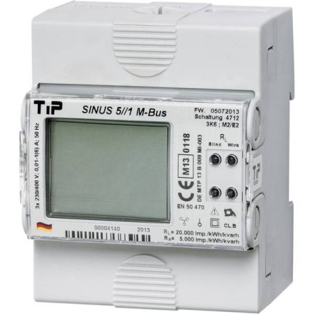 TIP - Thüringer Industrie Produkte SINUS 5//1 S0 Contatore corrente trifase a muro digitale Approvazione MID: Sì 1 pz.