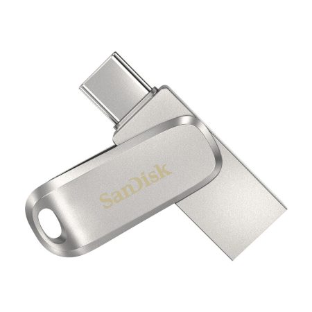 Memoria USB SanDisk Ultra Dual Drive Luxe Argentato Acciaio 256 GB
