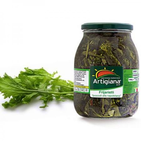 Broccoli alla Napoletana-Artigiana-Confezione in vetro da 1 Kg