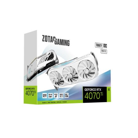Scheda Grafica Zotac GeForce RTX 4070 Ti Trinity OC White Edition 12 GB GDDR6X