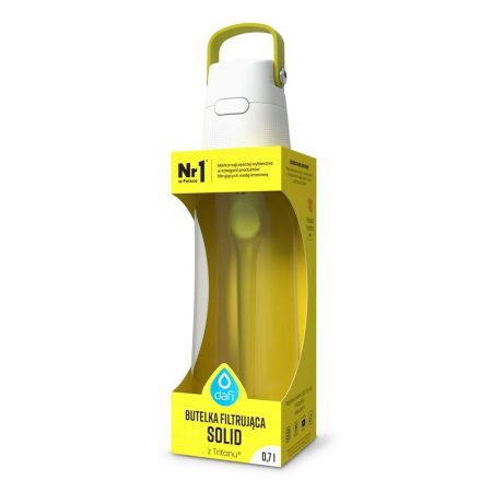 Bottiglia con Filtro di Carbonio Dafi POZ03260                        Giallo 700 ml