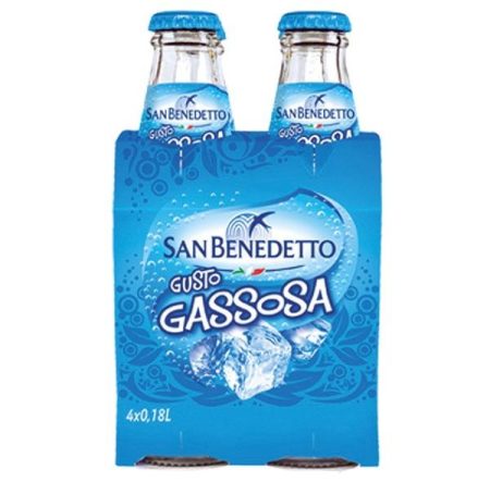 Gassosa San Benedetto Vetro 4x18 Cl