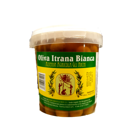 Olive-Simeone-Oliva Itrana Bianca-Confezione da 900 Grammi