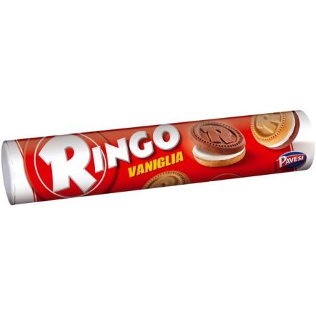 Biscotti Ringo Pavesi alla Vaniglia Tubo 168 Grammi