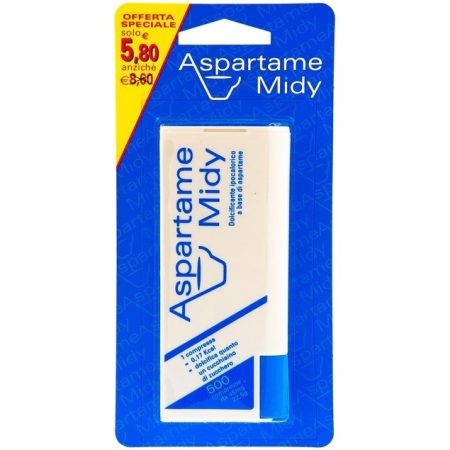 Dolcificante-Aspartame-Midy (Conf. da 500 compresse)