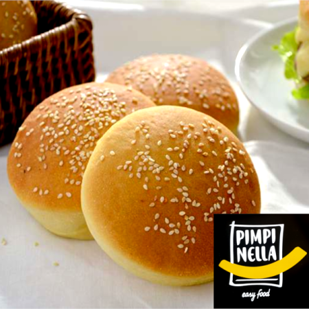 Panino Maxi Burger Senza Glutine "Michetta" Pimpinella Easy Food 150 Grammi (Confezione da 1 Panino)