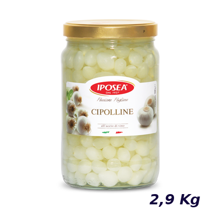 Sottoaceti-Iposea-Cipolline-Confezione in vetro da 2
