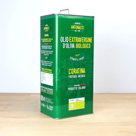 Olio Extravergine Biologico - Latta 5 litri - Cultivar Coratina