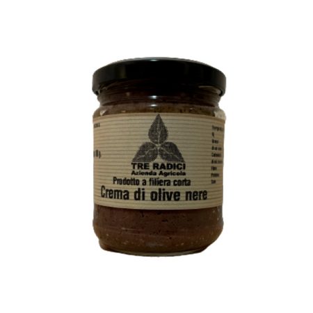 Crema Olive Nere Azienda Agricola Tre Radici 230 Grammi