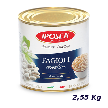 Fagioli Cannellini-Iposea-Latta da 2