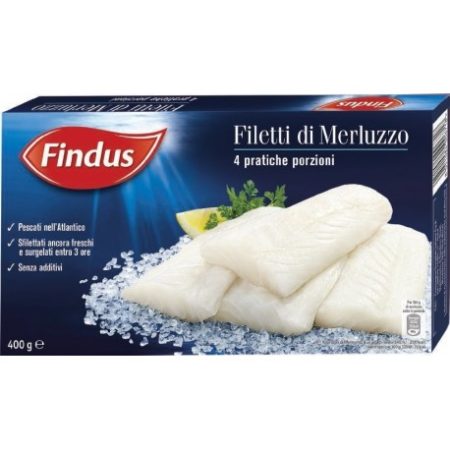 Filetti di Merluzzo Findus 400 Grammi