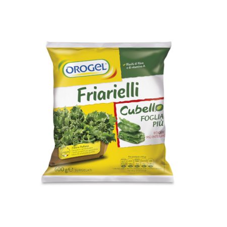 Friarielli Cubi Orogel 1 Kg (Prodotto Surgelato)