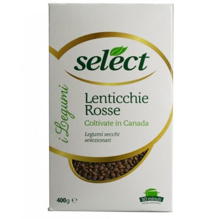 Lenticchie Rosse Select-Confezione da 400 grammi