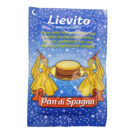 Lievito Vanigliato per dolci-Pan di Spagna-Pavone (Bustina da 19 Gr)