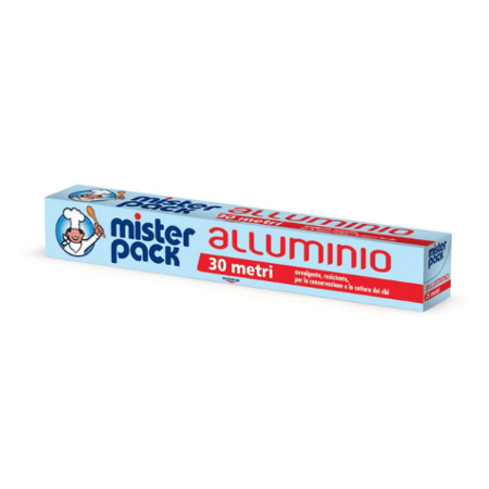Alluminio per Alimenti-Mister Pack-Rotolo da 30 metri