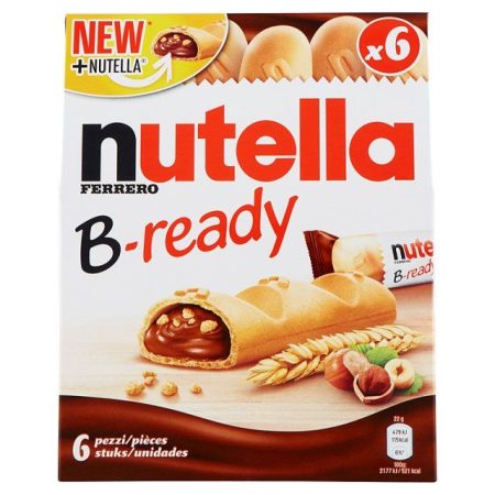 Ferrero-Nutella B-Ready-Confezione da 6 Pezzi