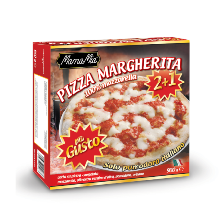 Pizza Margherita 2pz+1 Svila 275g (Prodotto Surgelato)