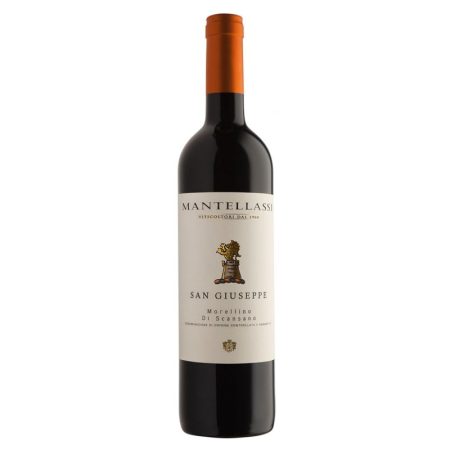 Vino Rosso Morellino di Scansano DOCG 2019 San Giuseppe Azienda Mantellassi Confezione da 6 Bottiglie da 75 Cl