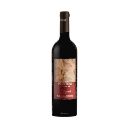 Vino Rosso Ciliegiolo Maremma Toscana DOC 2018 Cantina Poderi Firenze Confezione da 6 Bottiglie da 75 Cl