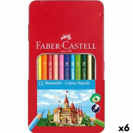 Matite colorate Faber-Castell Multicolore 6 Pezzi