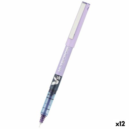 Penna a inchiostro liquido Pilot V-5 Hi-Tecpoint Violetta 0