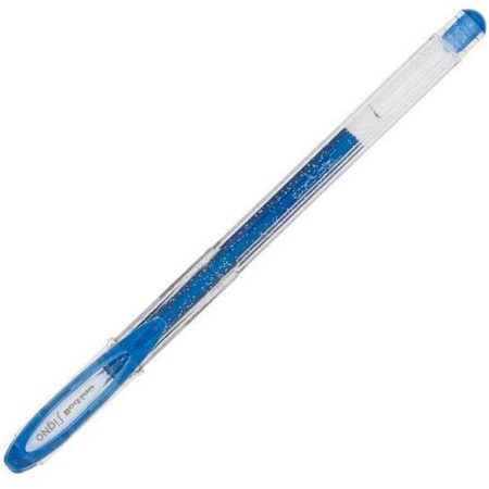 Penna a inchiostro liquido Uni-Ball Sparkling UM-120SP Azzurro 0