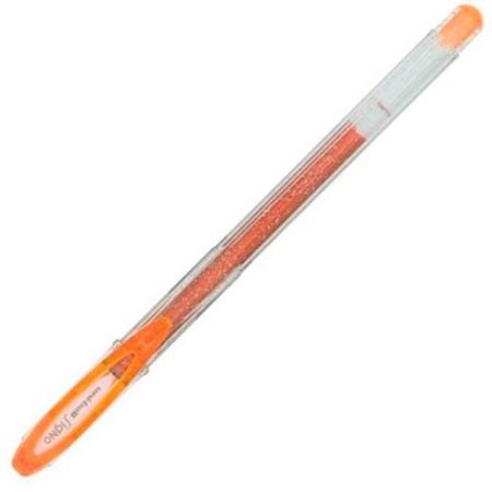 Penna a inchiostro liquido Uni-Ball Sparkling UM-120SP Arancio 0