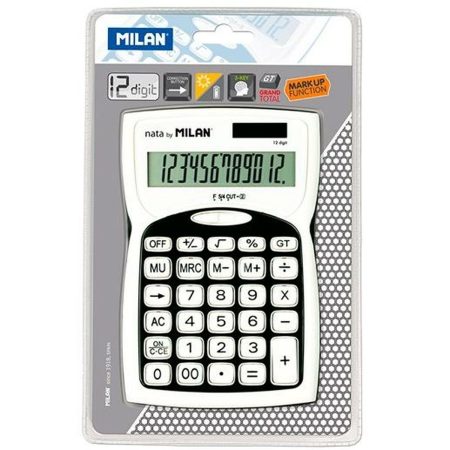 Calcolatrice Milan Bianco Nero 15