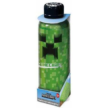 Bottiglia Minecraft 515 ml Acciaio inossidabile polipropilene