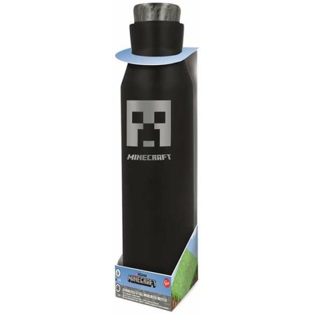Bottiglia Minecraft 580 ml Acciaio inossidabile Silicone