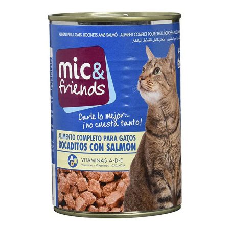 Cibo per gatti Mic&Friends Bocaditos Salmón (425 g) Made in Italy Global Shipping
