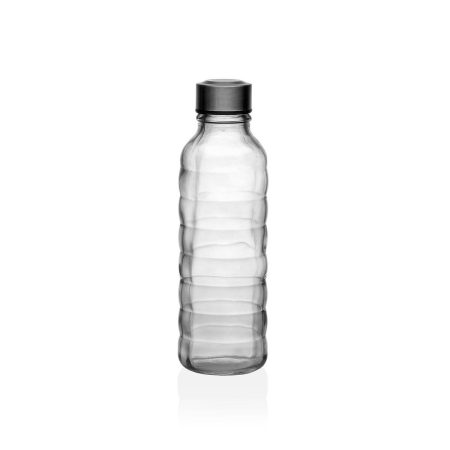 Bottiglia Versa 500 ml Trasparente Vetro Alluminio 7 x 22