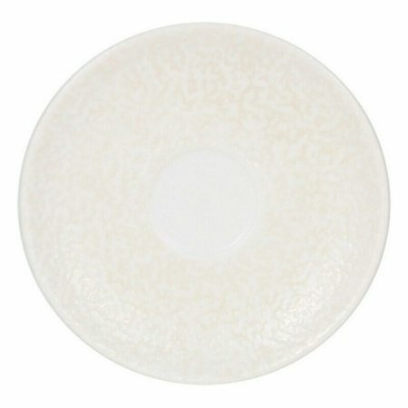 Piatto Inde Atelier Porcellana Bianco Ø 12 cm (6 Unità) (ø 12 cm)