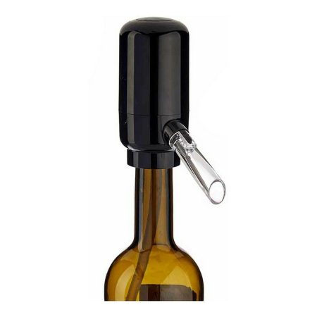 Dispenser Decanter da vino Nero Trasparente Silicone ABS 5 x 11 x 10 cm